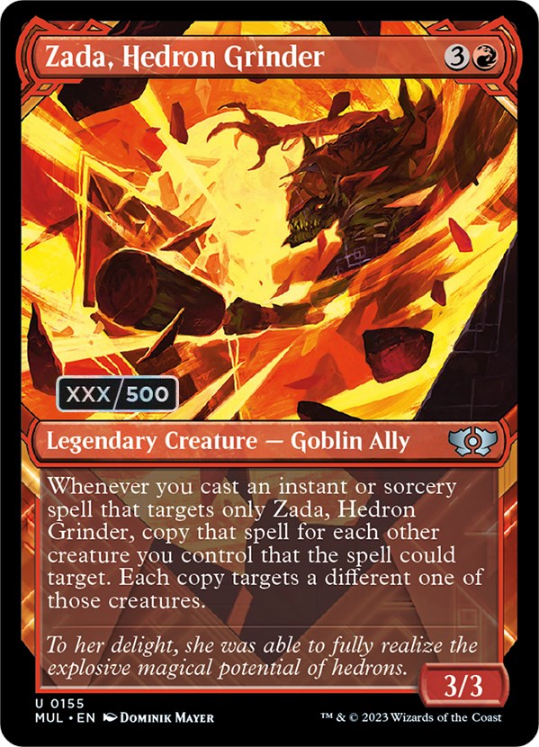 Zada, Hedron Grinder (Serial Numbered) (155) [March of the Machine: Multiverse Legends]