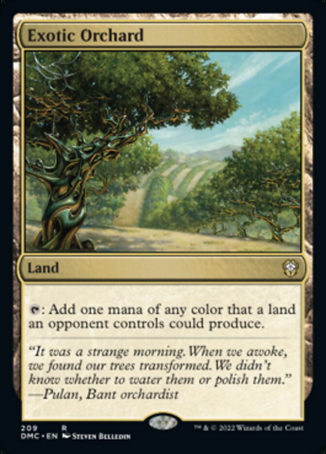 Exotic Orchard (209) [Commander: Dominaria United]
