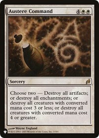 Austere Command [The List]