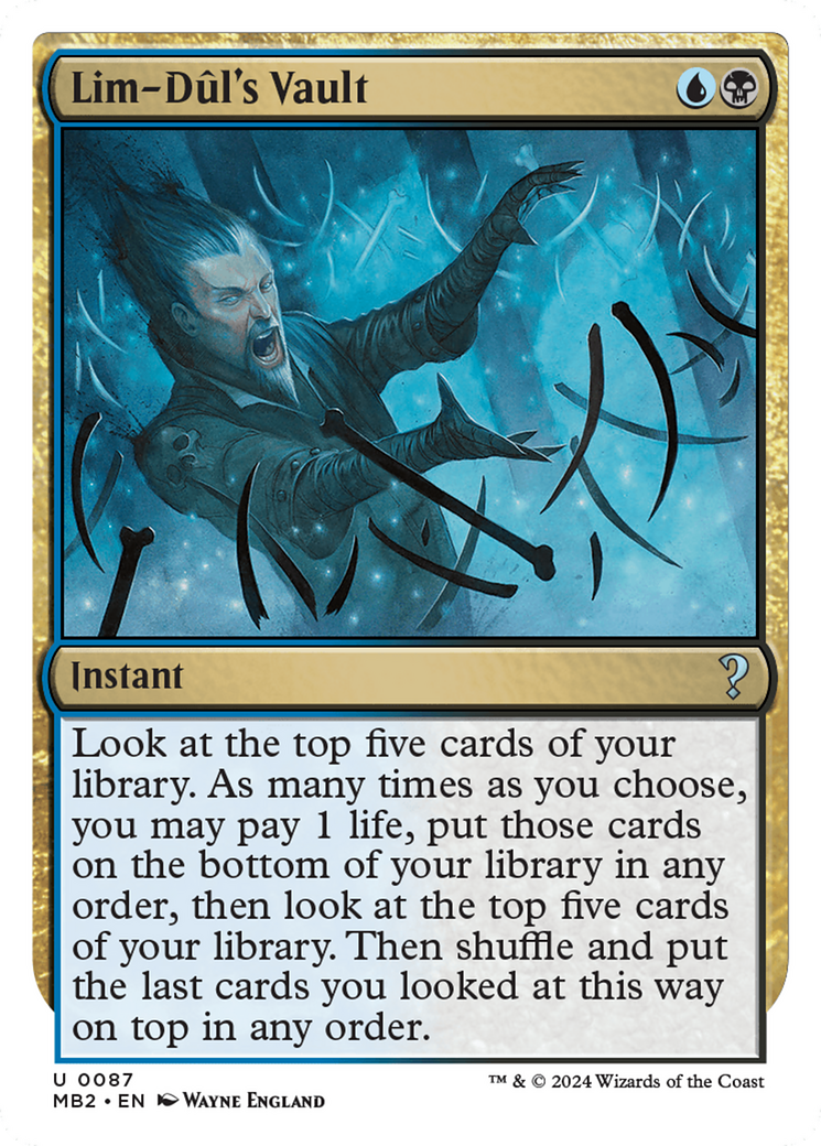 Lim-Dul's Vault (White Border) (87) [Mystery Booster 2]