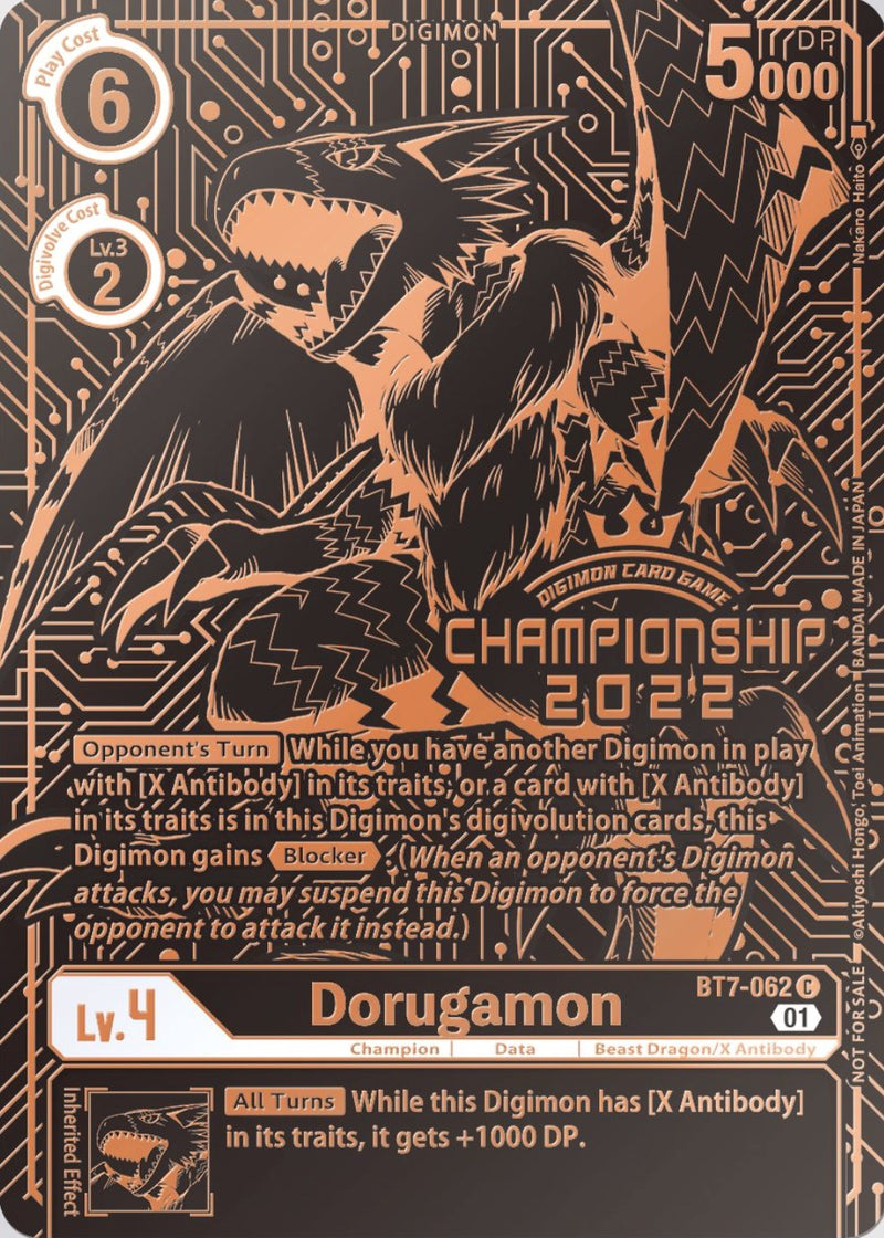 Dorugamon (2022 Championship Finals 3rd Place) (BT7-062 C) [Next Adventure]