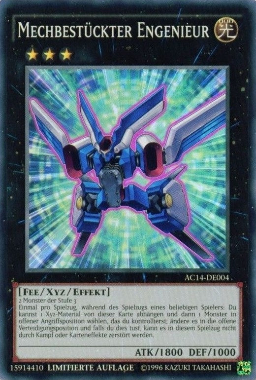 Image for Mechquipped Angineer (German) - "Mechbestückter Engenieur" (AC14-DE004) [Advent Calendar 2014 (Adventskalender ZEXAL-Edition)] - YuGiOh