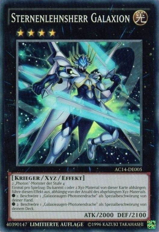 Image for Starliege Lord Galaxion (German) - "Sternenlehnsherr Galaxion" (AC14-DE005) [Advent Calendar 2014 (Adventskalender ZEXAL-Edition)] - YuGiOh