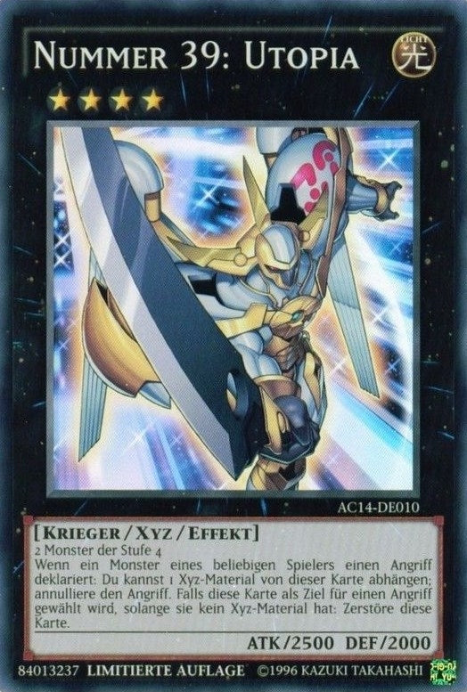 Image for Number 39: Utopia (German) - "Nummer 39: Utopia" (AC14-DE010) [Advent Calendar 2014 (Adventskalender ZEXAL-Edition)] - YuGiOh
