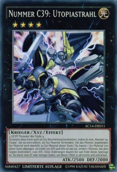 Image for Number C39: Utopia Ray (German) - "Nummer C39: Utopiastrahl" (AC14-DE011) [Advent Calendar 2014 (Adventskalender ZEXAL-Edition)] - YuGiOh