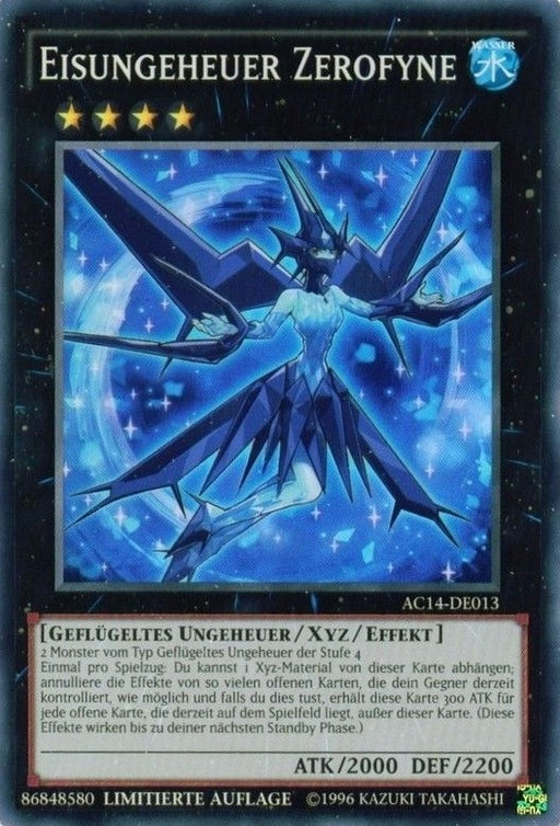 Image for Ice Beast Zerofyne (German) - "Eisungeheuer Zerofyne" (AC14-DE013) [Advent Calendar 2014 (Adventskalender ZEXAL-Edition)] - YuGiOh