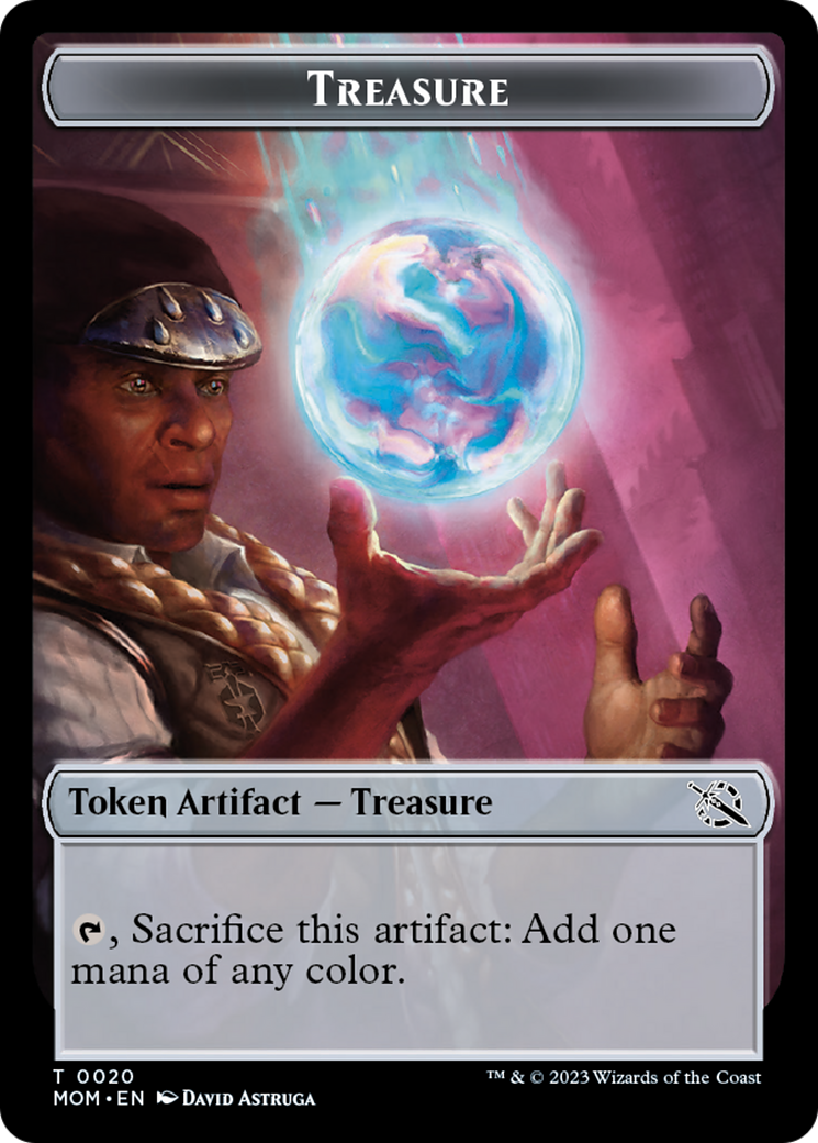 Treasure (0020) // Thopter Double-Sided Token (20 // 19) [March of the Machine]