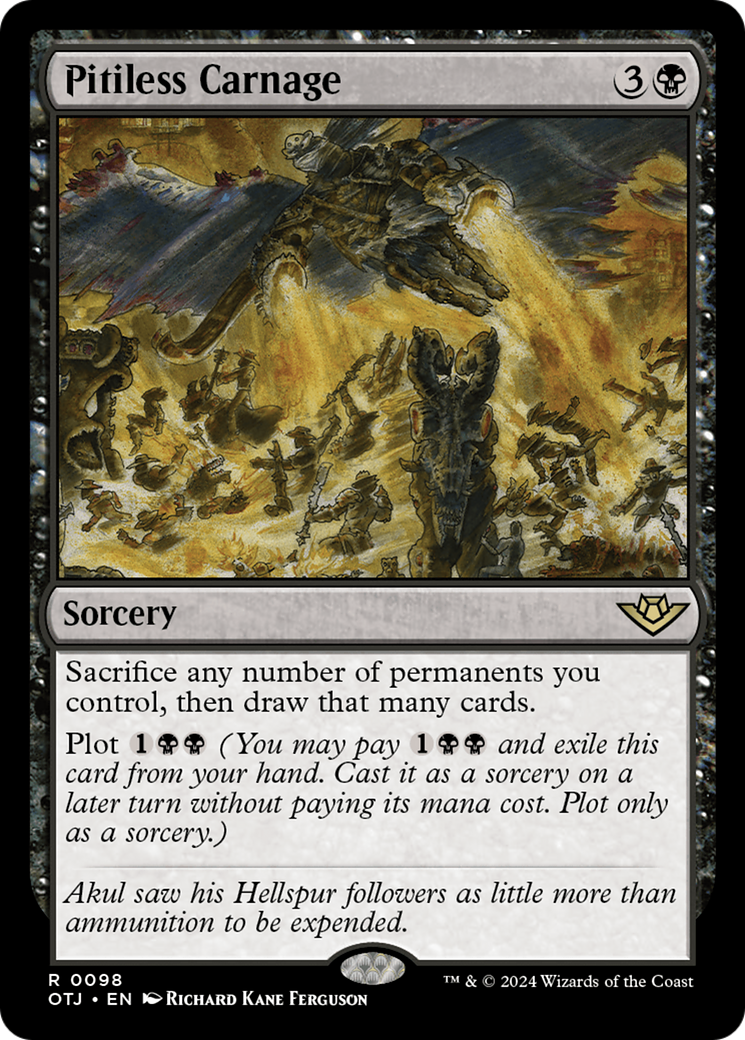 Pitiless Carnage (98) [Outlaws of Thunder Junction]