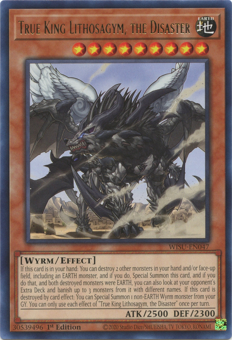 True King Lithosagym, the Disaster (WISU-EN047) [Wild Survivors]