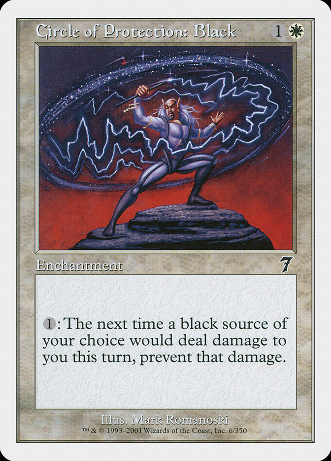 Circle of Protection: Black (6) [7th Edition]