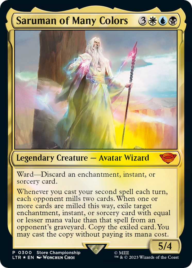 Saruman of Many Colors (300) [Game Day & Store Championship Promos]