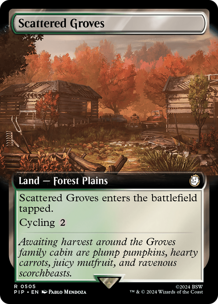 Scattered Groves (Extended Art) (505) [Universes Beyond: Fallout]
