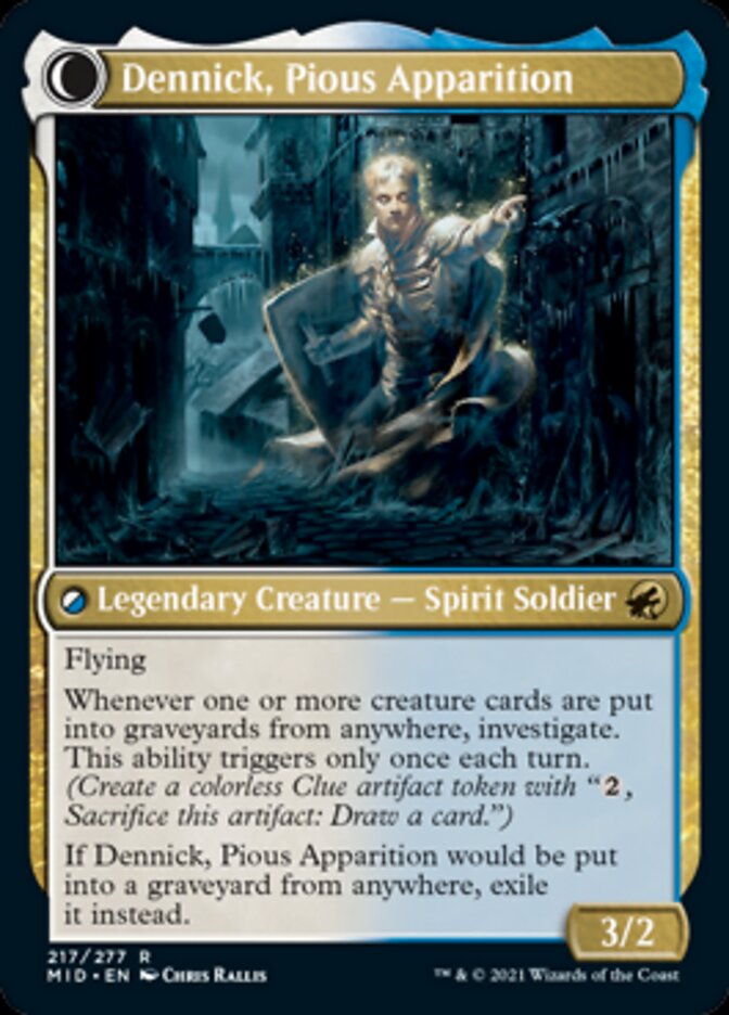 Dennick, Pious Apprentice (217) [Innistrad: Midnight Hunt]