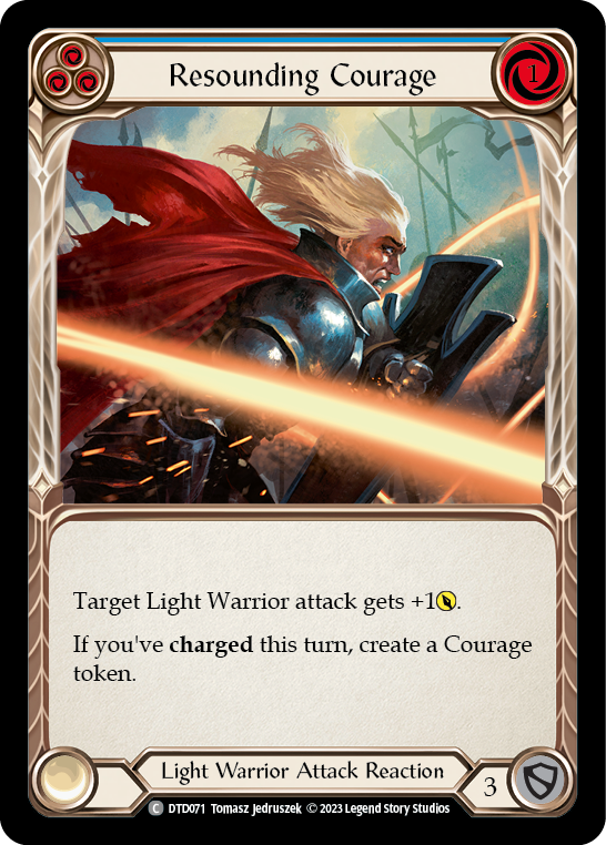 Resounding Courage (Blue) (DTD071) [Dusk till Dawn]