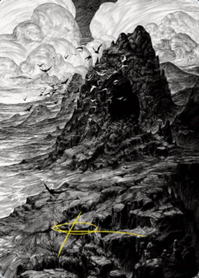 Mountain Art Card (80) [Art Series: Innistrad: Crimson Vow]