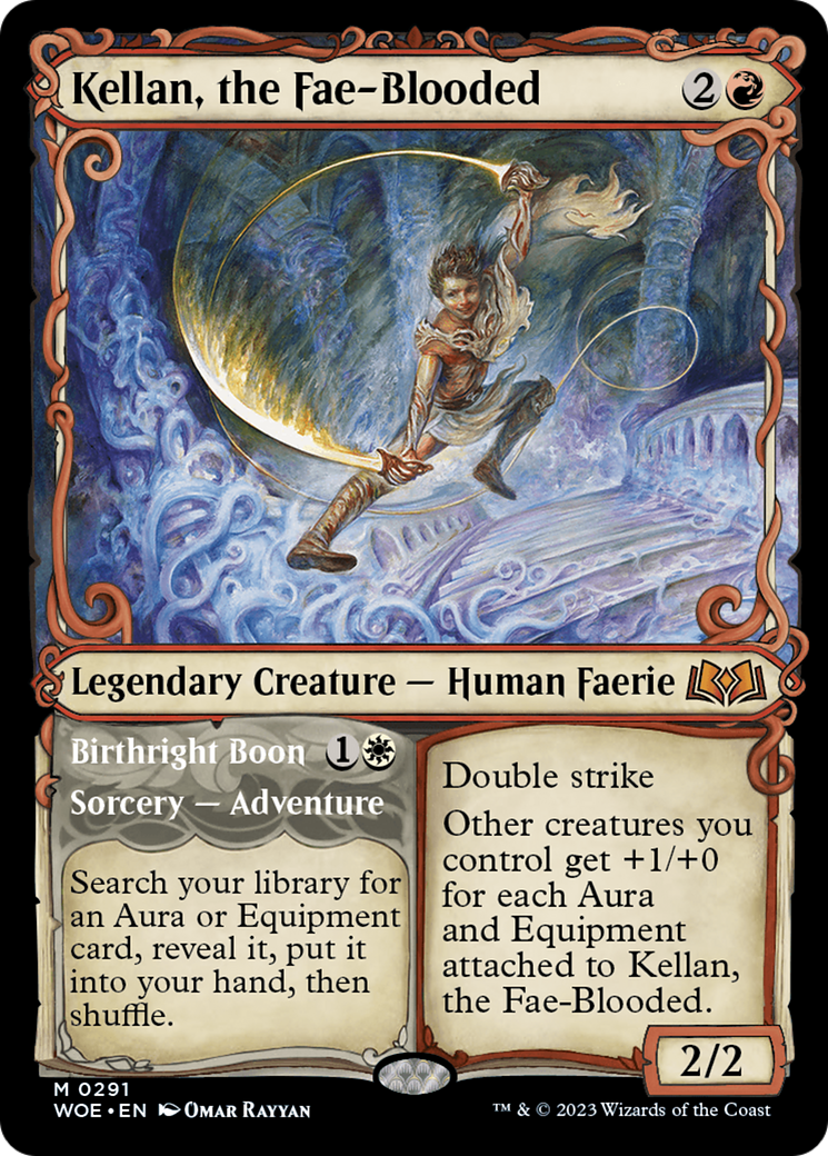 Kellan, the Fae-Blooded (Showcase) (291) [Wilds of Eldraine]