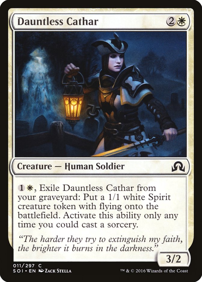 Dauntless Cathar (11) [Shadows over Innistrad]