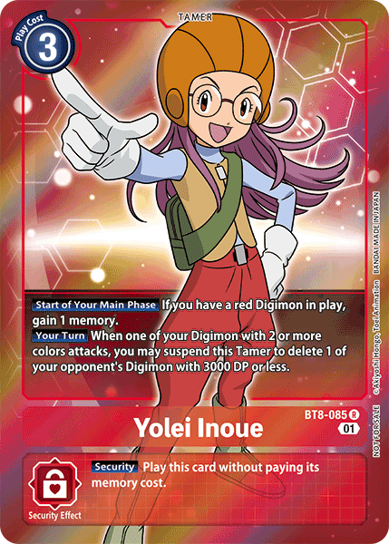 Yolei Inoue (Box Topper) (BT8-085 R) [New Awakening]