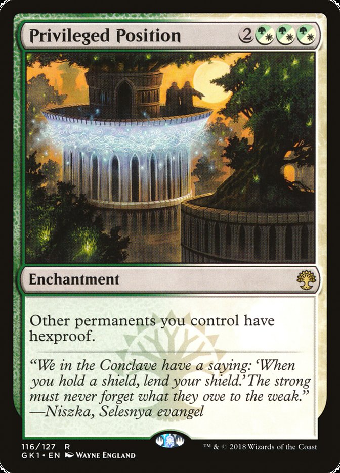 Privileged Position (116) [Guilds of Ravnica: Guild Kits]