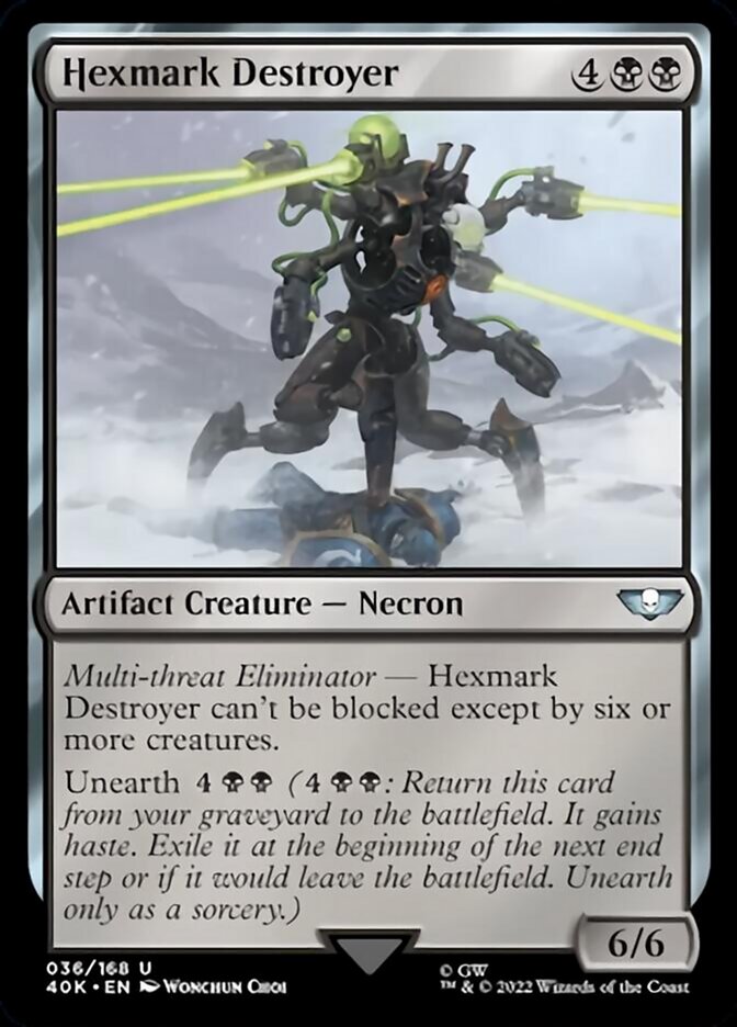 Hexmark Destroyer (Surge Foil) (36) [Universes Beyond: Warhammer 40,000]