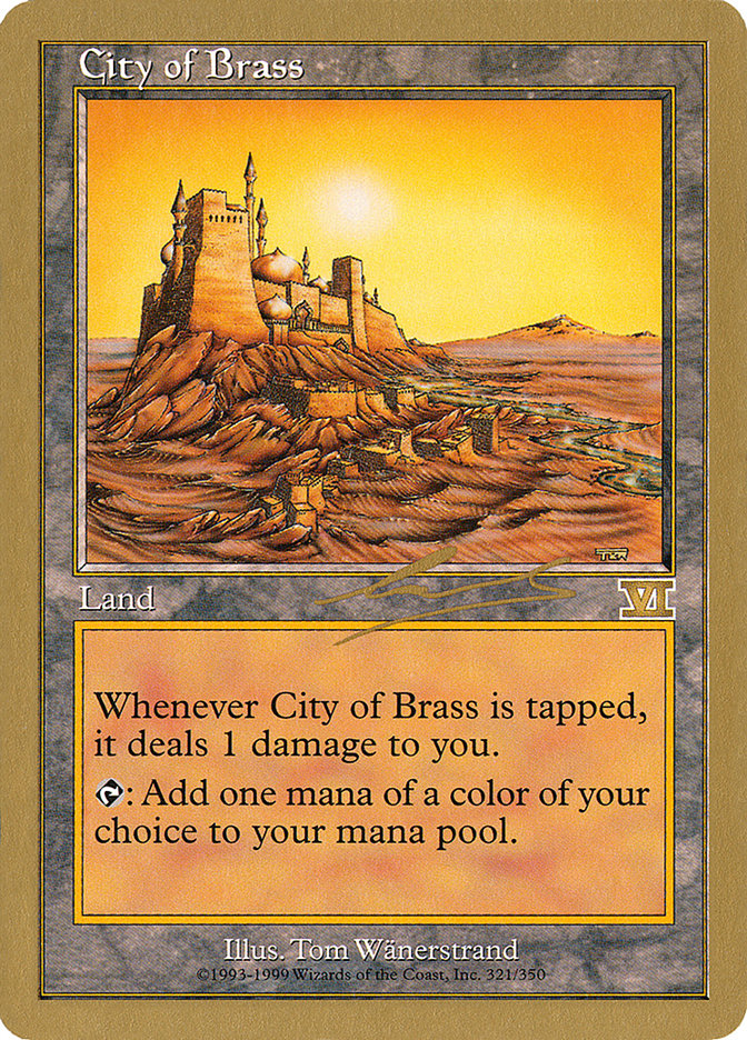 City of Brass - 2000 Nicolas Labarre (6ED) [World Championship Decks]