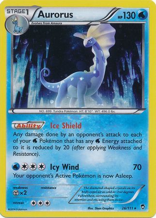 Aurorus - 26/111 (Cosmos Holo) (026/111) [Miscellaneous Cards & Products]