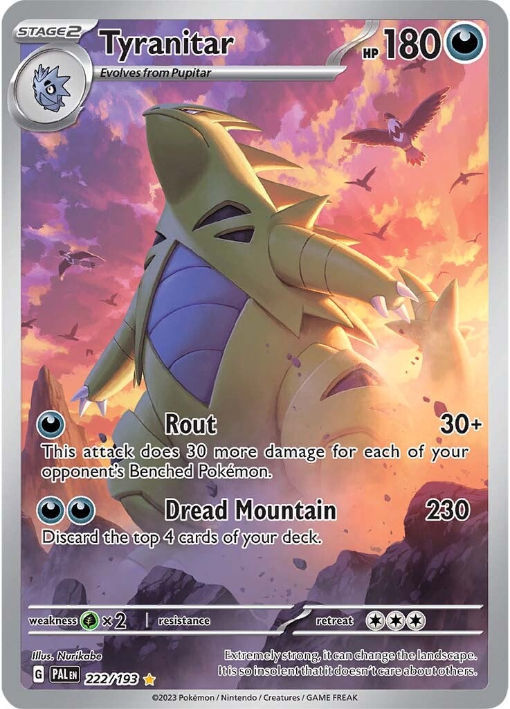 Tyranitar (222/193) [SV02: Paldea Evolved]