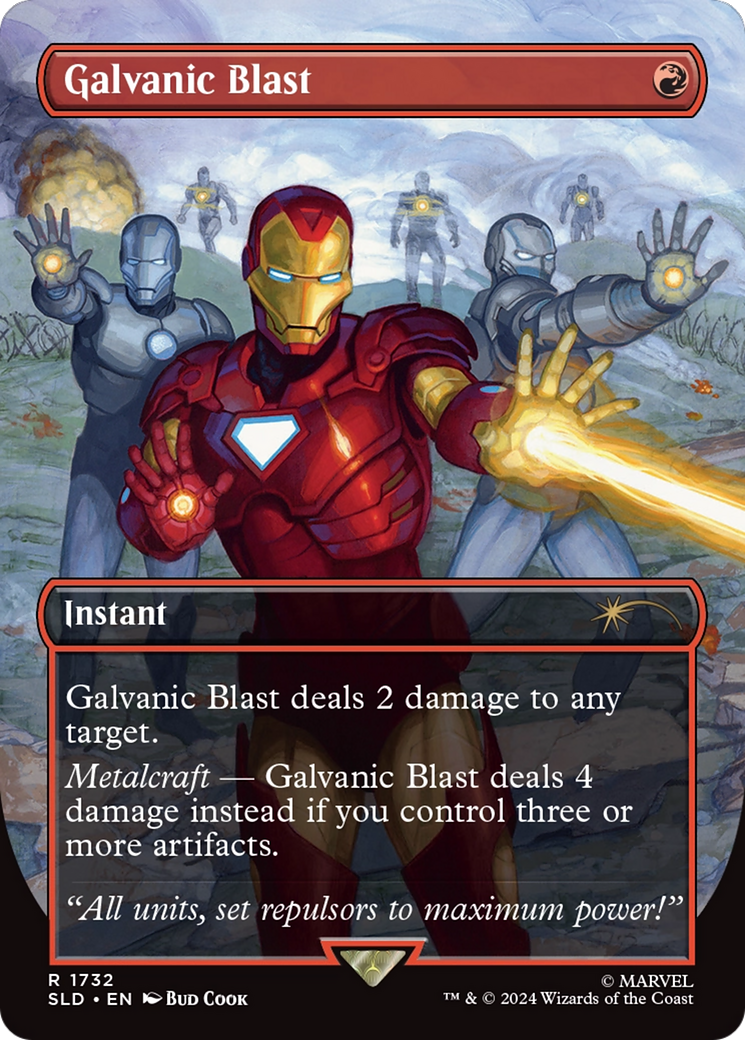 Galvanic Blast (Rainbow Foil) (1732) [Secret Lair Drop Series]