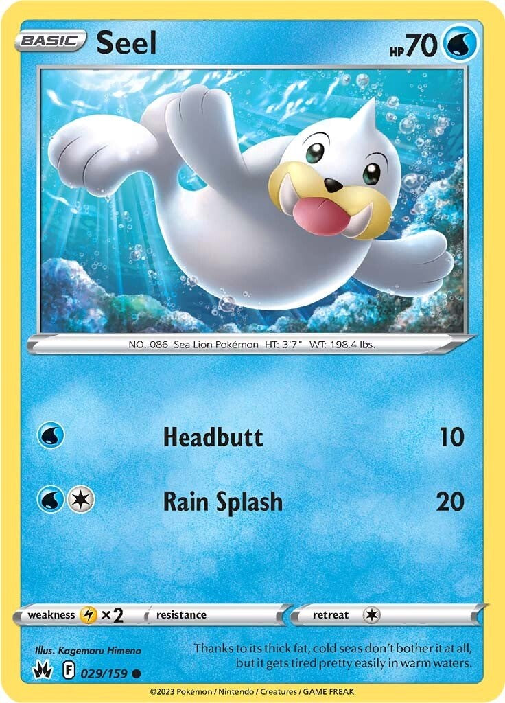 Seel (029/159) [SWSH: Crown Zenith]