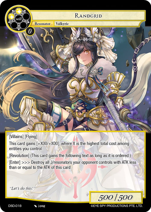 Randgrid (DSD-018) [Starter Deck: Villains]