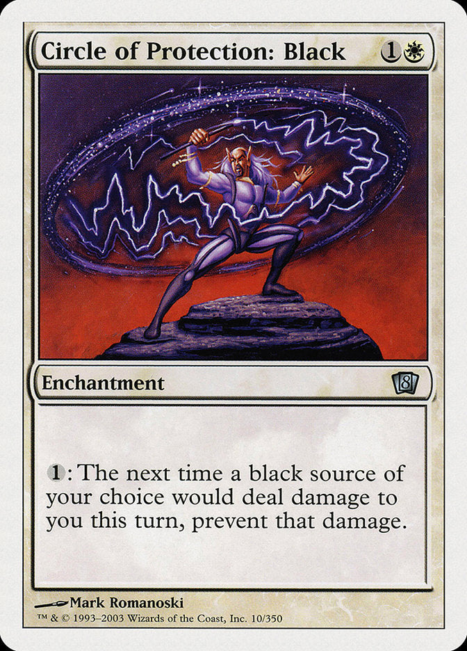 Circle of Protection: Black (10) [8th Edition]