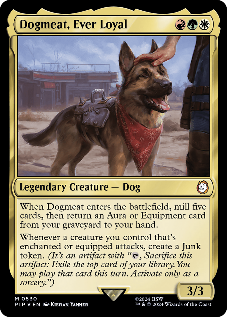 Dogmeat, Ever Loyal (Surge Foil) (530) [Universes Beyond: Fallout]