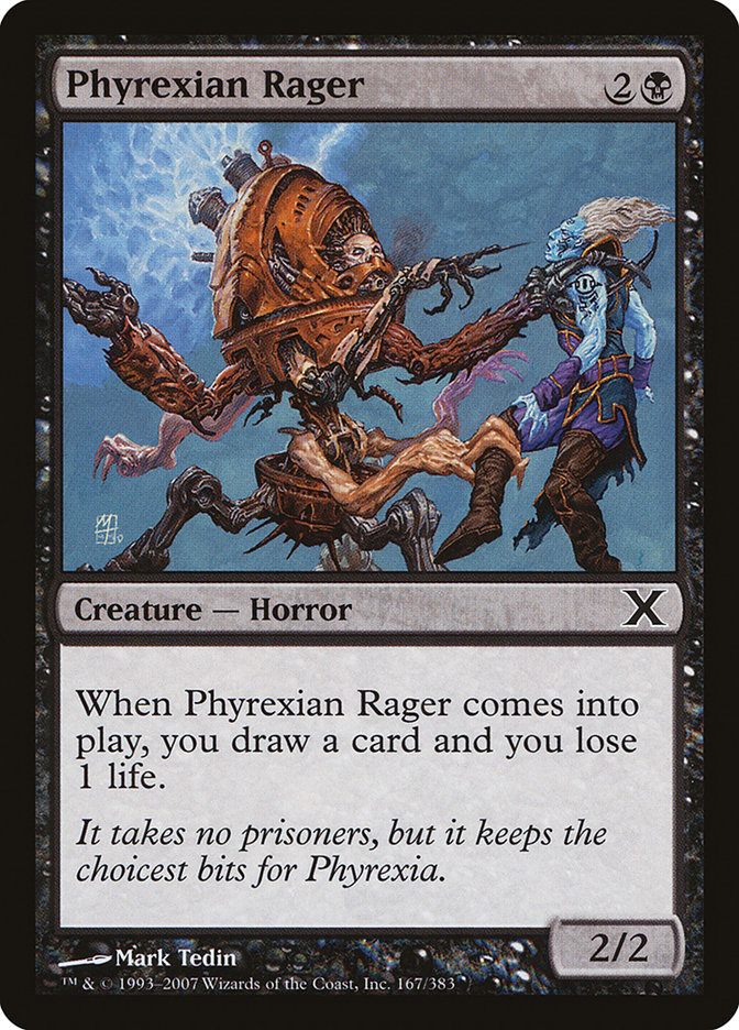 Phyrexian Rager (167) [10th Edition]