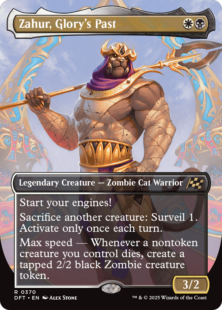 Zahur, Glory's Past (Borderless) (370) [Aetherdrift]