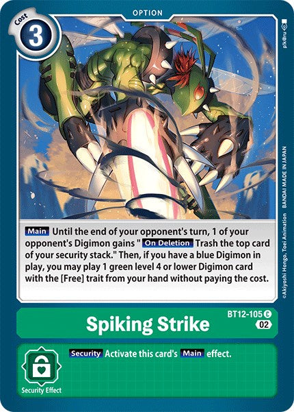 Spiking Strike (BT12-105 C) [Across Time]