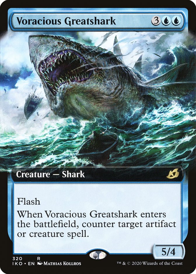 Voracious Greatshark (Extended Art) (320) [Ikoria: Lair of Behemoths]