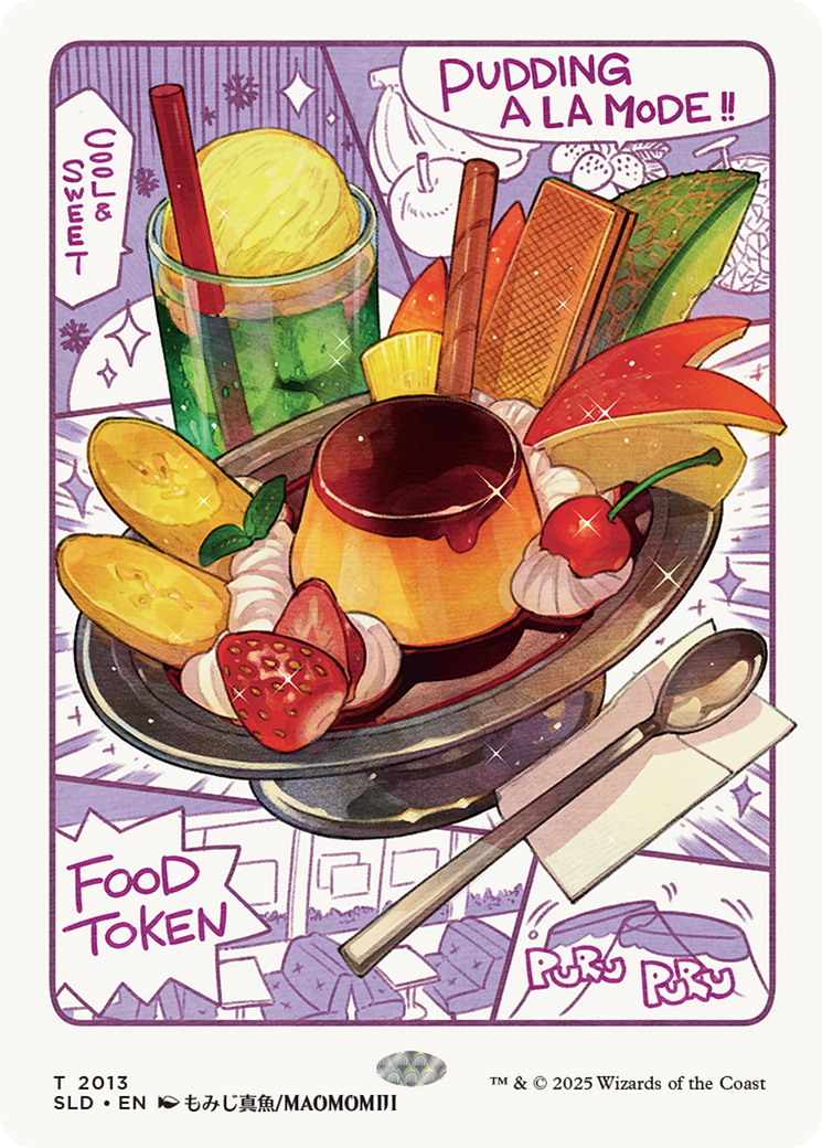 Food Token (2013) (Rainbow Foil) (2013) [Secret Lair Drop Series]
