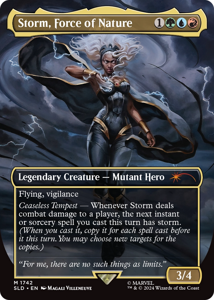 Storm, Force of Nature (Rainbow Foil) (1742) [Secret Lair Drop Series]