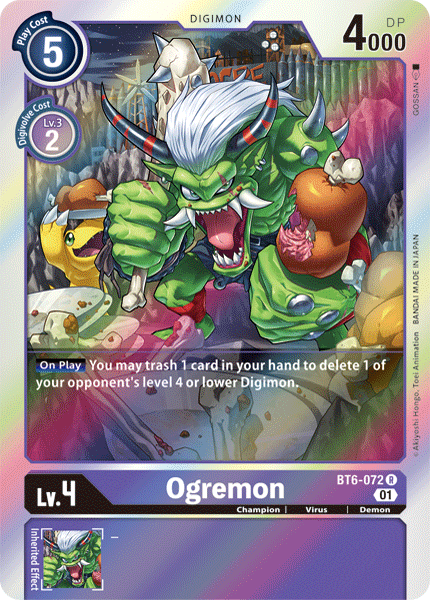 Ogremon (BT6-072 R) [Double Diamond]