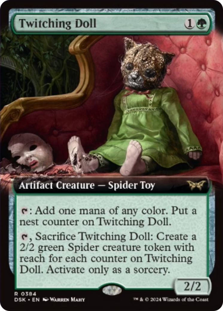 Twitching Doll (Extended Art) (384) [Duskmourn: House of Horror]