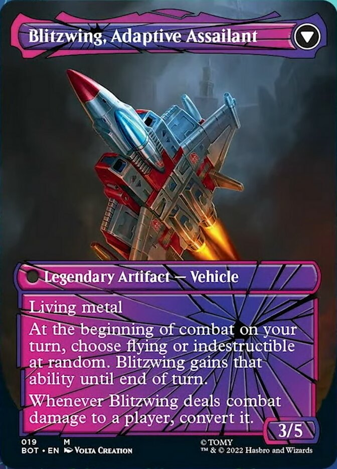 Blitzwing, Cruel Tormentor (Shattered Glass) (19) [Universes Beyond: Transformers]