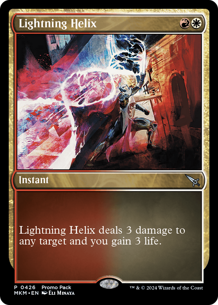Lightning Helix (426) [Promo Pack: Murders at Karlov Manor]