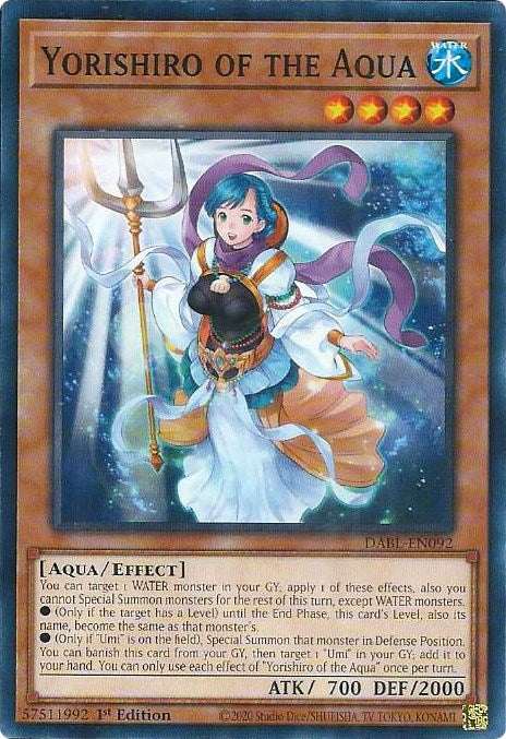 Yorishiro of the Aqua (DABL-EN092) [Darkwing Blast]