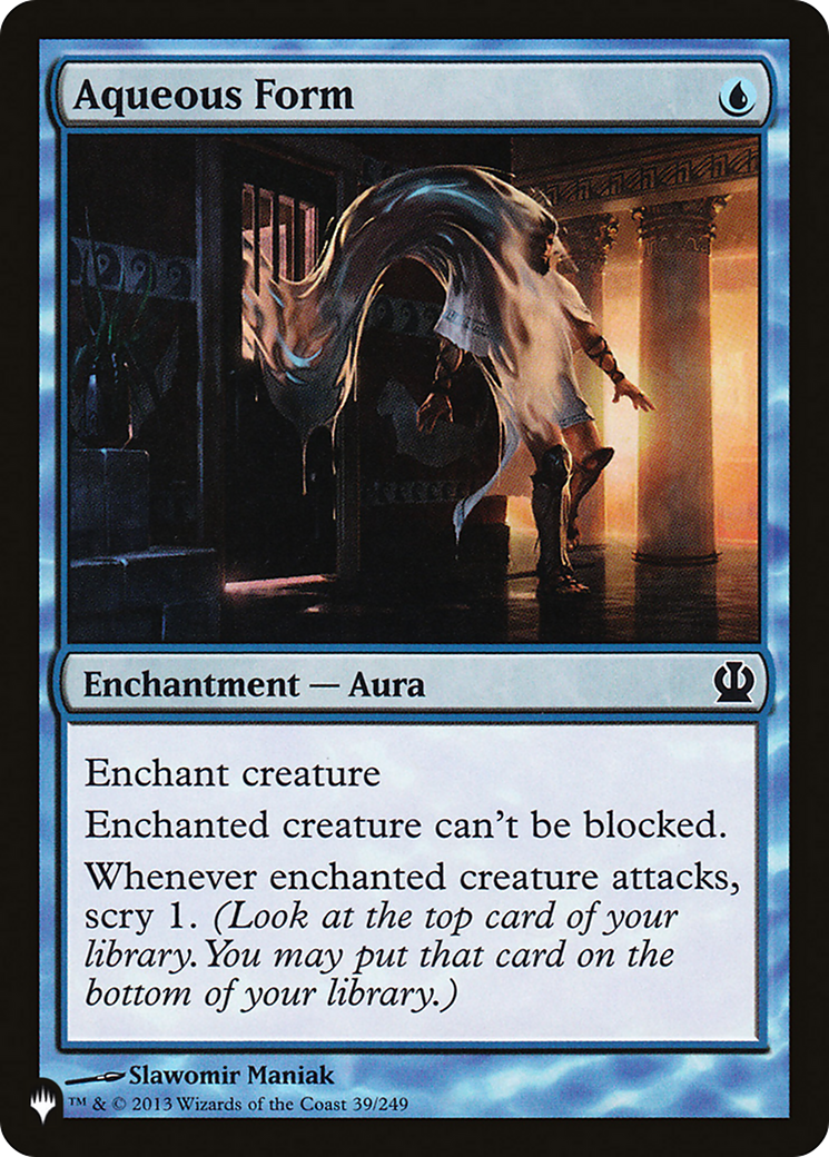 Aqueous Form (39/249) [The List Reprints]