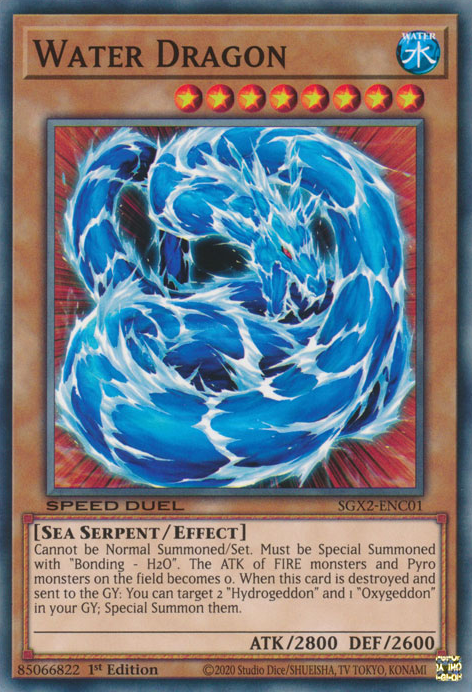 Water Dragon (SGX2-ENC01) [Speed Duel GX: Midterm Paradox]