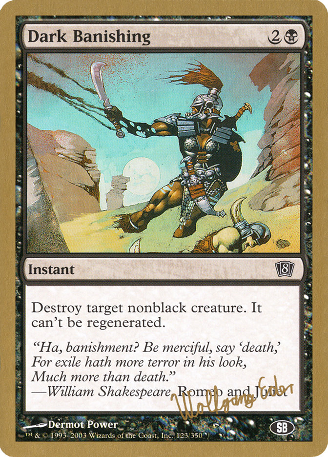 Dark Banishing - 2003 Wolfgang Eder (8ED) (SB) [World Championship Decks]