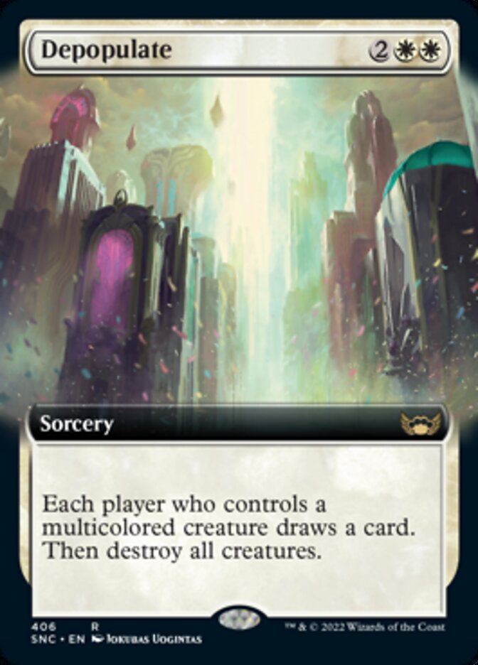 Depopulate (Extended Art) (406) [Streets of New Capenna]