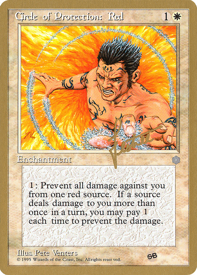 Circle of Protection: Red - 1996 Bertrand Lestree (ICE) (SB) [World Championship Decks]
