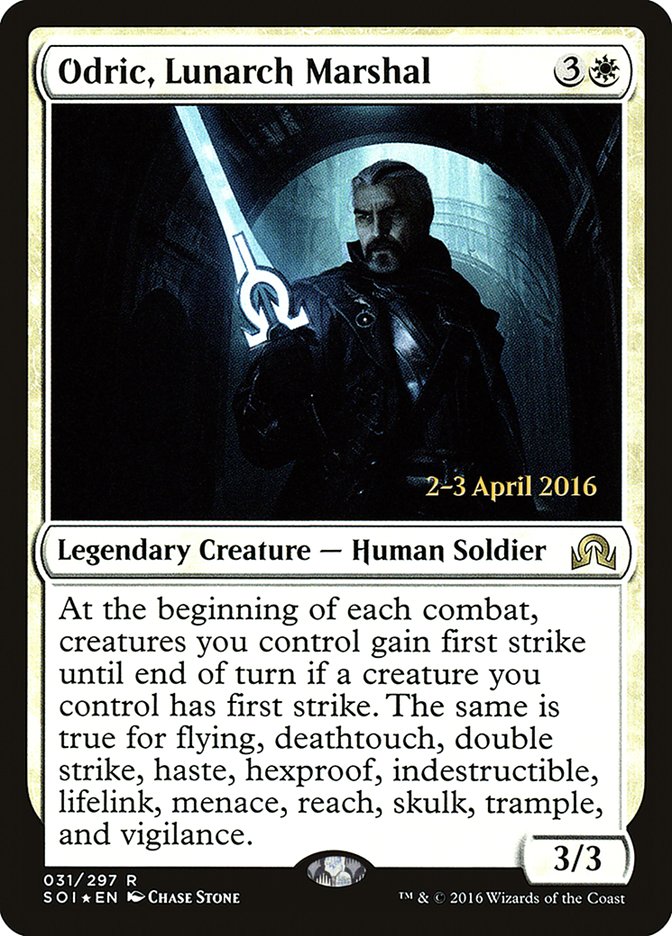 Odric, Lunarch Marshal (31) [Prerelease Cards]
