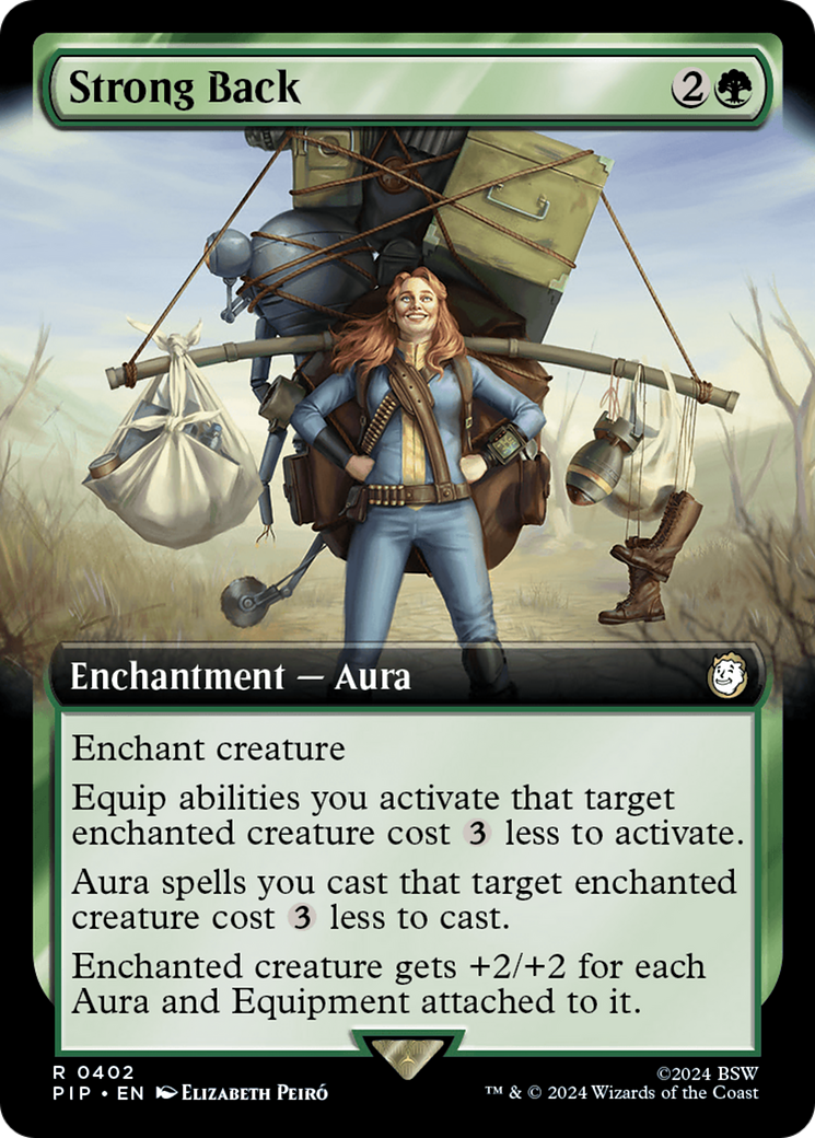 Strong Back (Extended Art) (Surge Foil) (930) [Universes Beyond: Fallout]